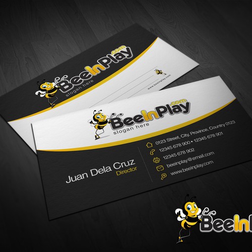 Help BeeInPlay with a Business Card Ontwerp door paolobagads