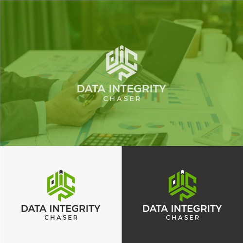 Logo: "The Pursuit of Data Integrity..." Design by jerora