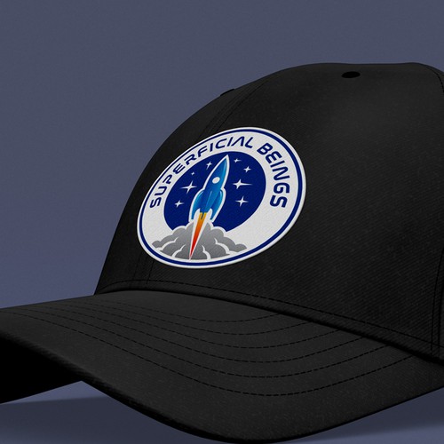 Design a fun rocket/spaceship logo for a NASA and outerspace inspired streetwear brand Design by Boaprint