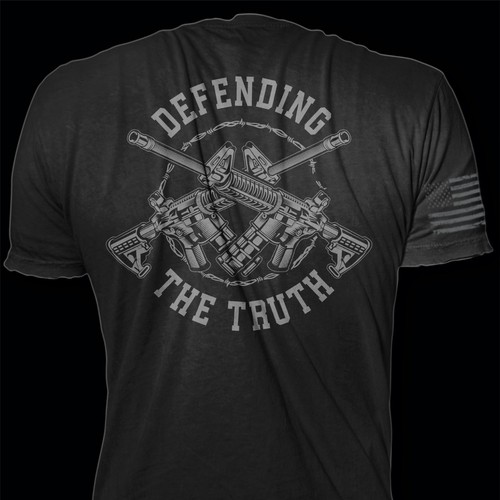 Develop a patriotic shirt that represents: The individual patriot, God, Family, Country Design von *DCLA*