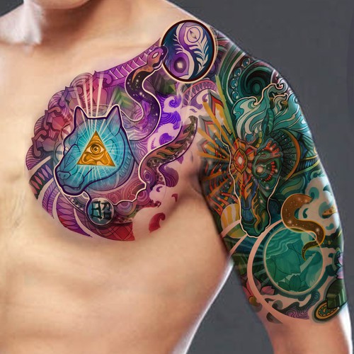 Sth american spiritual aztec tattoo | Tattoo contest | 99designs