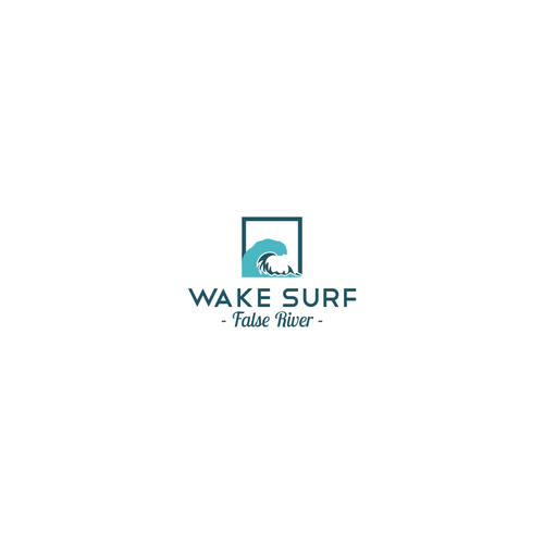 Edgy/sophisticated wake surf logo for a female/male group of wake surfers that embody a luxury life. Nothing predictable Design by GELE.