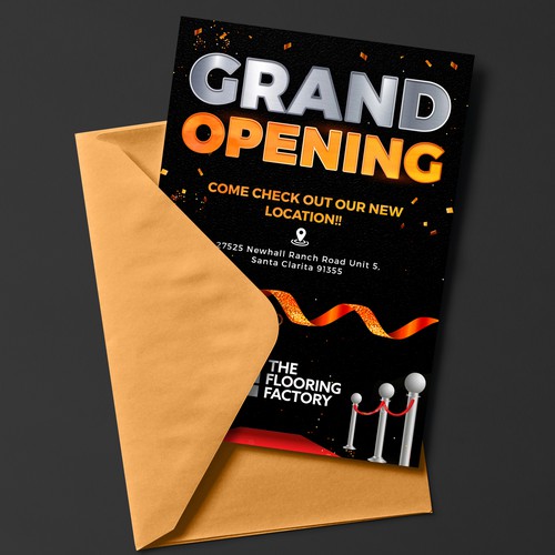 Grand Opening Flyer Design by redmonk