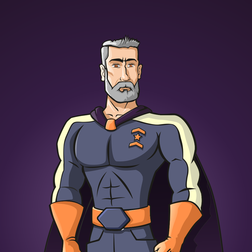 Design a commander character for our browser-based game Ontwerp door psthome