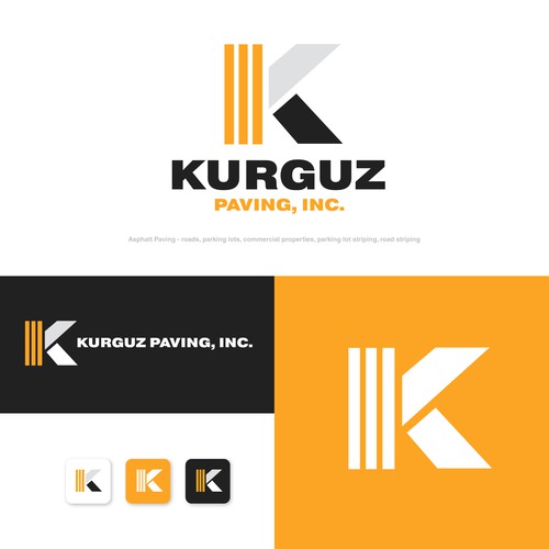 Logo Design for Commercial Paving Company Design by Danielle Curtis