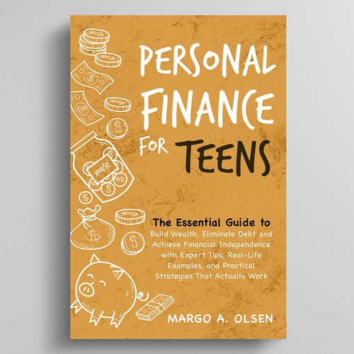 Cover design for a book about personal finance that will appeal to Gen Z Design by Dynaaa