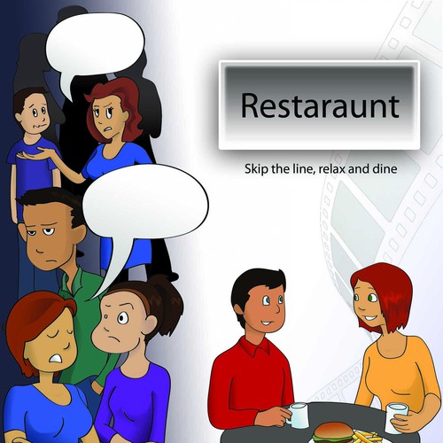 Help An American casual diner with a new illustration Réalisé par Entertainment_2005