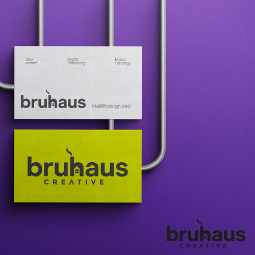 New creative agency 'BRUHAUS' needs a logo and identity! Design by rosamala