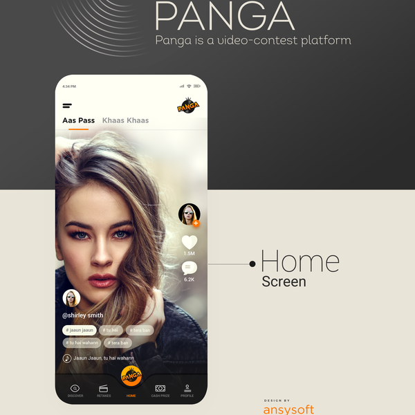 App Design for Video Contest Platform