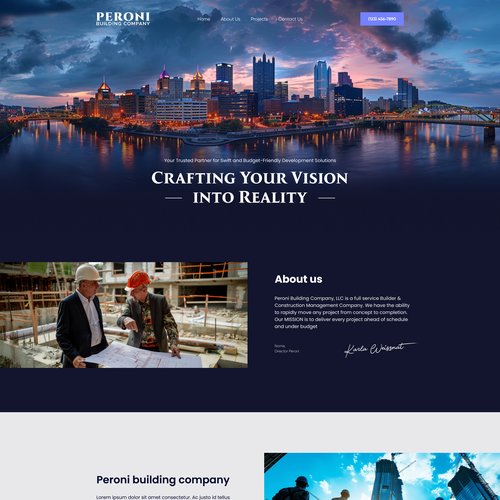 PBC website Design by appleby