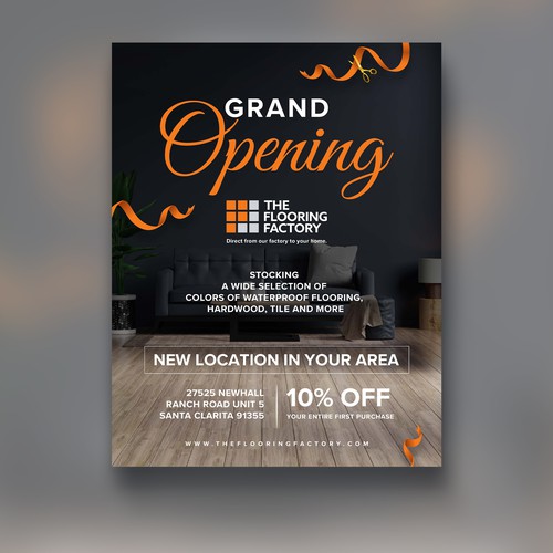 Grand Opening Flyer Design by M A D H A N