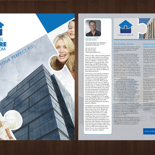 Create a brochure design for MikeMooreSold.com! Design by Bhavya23