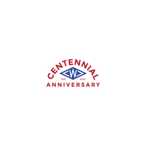 Centennial Anniversary Logo Design réalisé par Bali Studio √