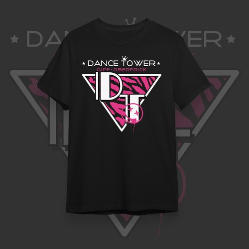 T-shirt Design - Dance Tower Design by mañana_art