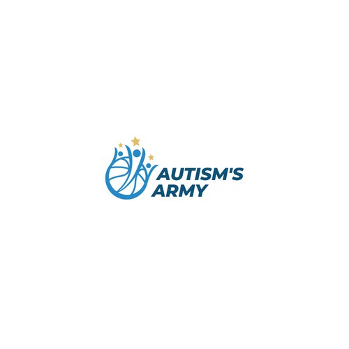 Basketball Logo for Team 'Autism's Army' - Your Winning Logo Featured on Major Sports Network Design by sammynerva