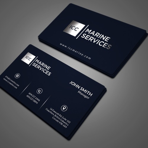 ICC Marine Business Cards Business card contest
