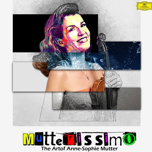 Illustrate the cover for Anne Sophie Mutter’s new album Ontwerp door alejandro alcorta