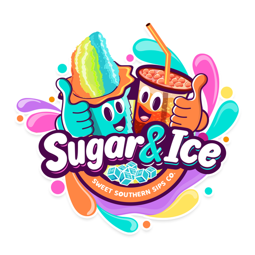 Design di Bring Sugar & Ice to Life – Bright, Bold Branding for a Dirty Soda + Shaved Ice Truck di Night Hawk