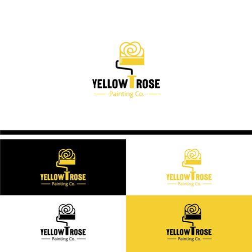 We need a yellow rose logo that conveys rugged sophistication! Diseño de Tanja Mitkovic