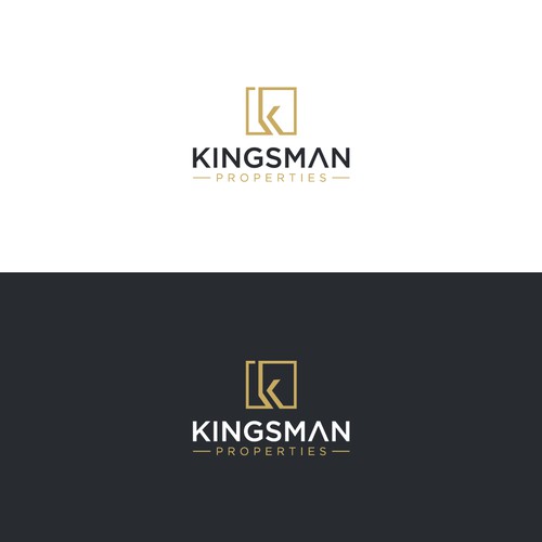 Kingsman Properties logo Design by ArtByShahnaz™