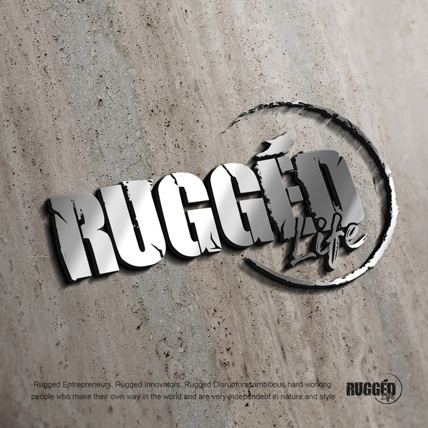 Design by ShujaQ titled "Winning Logo for Rugged Life "