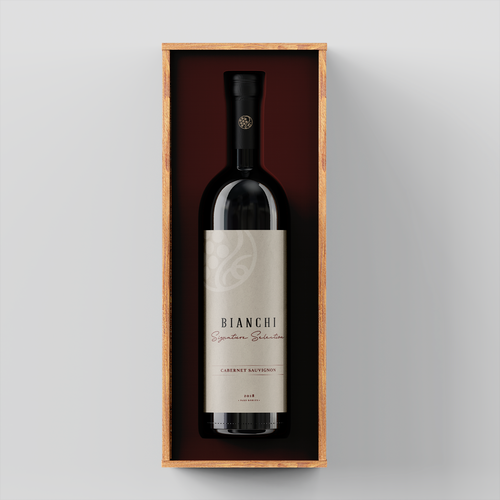 Bianchi Wine Label Design by Daria Dzisko