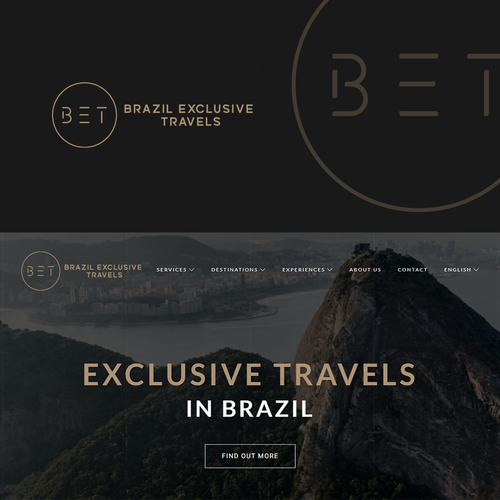 Looking for minimalist logo for a luxury travel agency in Brazil Design by mdsgrafix