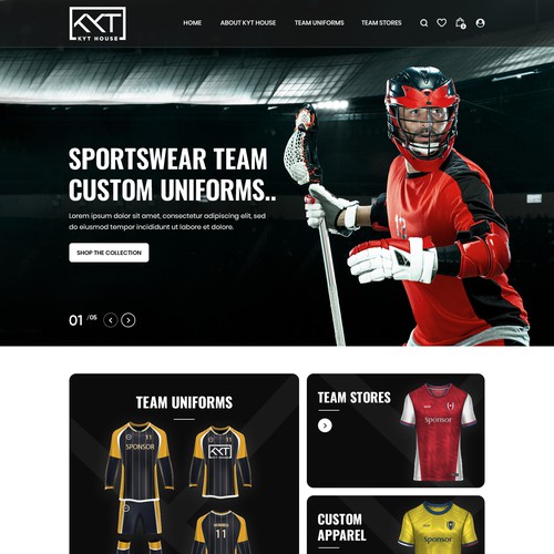 KYT House - Apparel Co Website Design Design by Designs Alpha