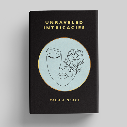 Create an authentic book cover for a collection of poems Design by DINJA