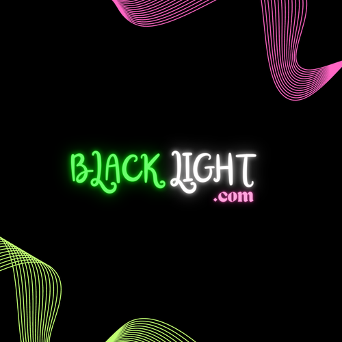 Logo for Blacklight online store to convey 'smoke shop' culture Design by axact