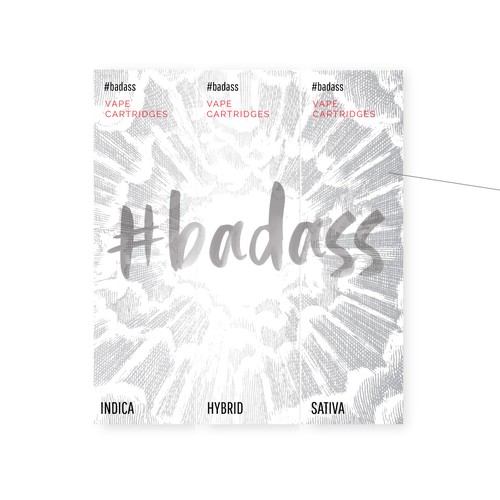 Vape package' design Design by Camille Malkovich