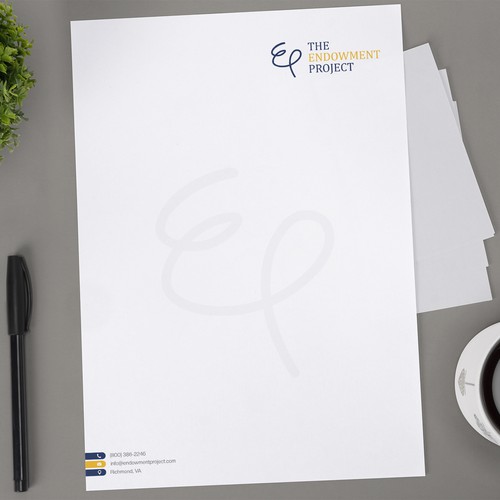 Clean, simple note design, The Endowment Project Design by Xclusive16