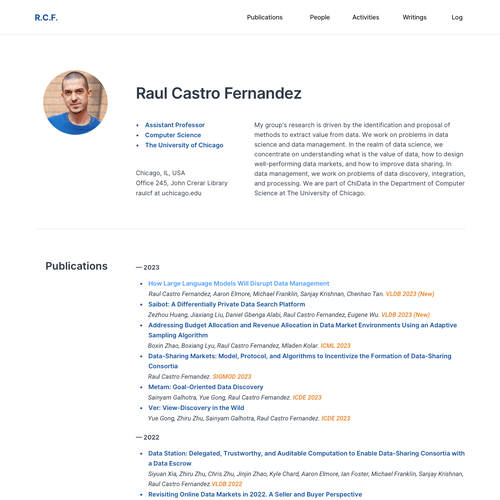 personal-webpage Design by Eustass