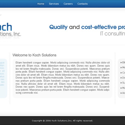 $500.00 Website template (Design only) Design by iii