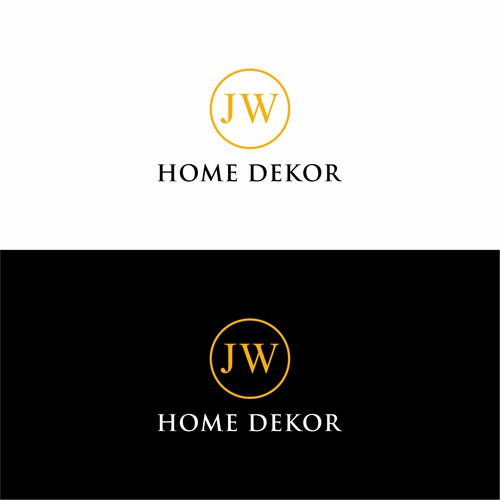 Design JW Home Decor Logo por Riyan_Art