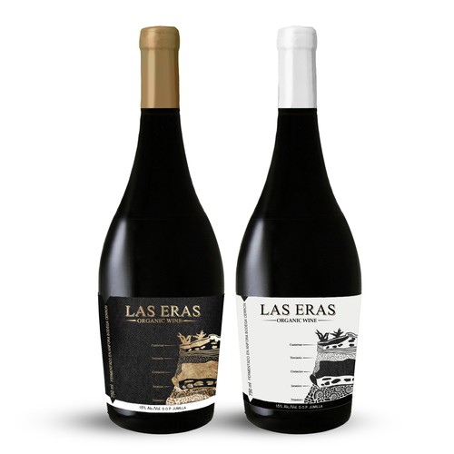 ORGANIC EXCLUSIVE WINE LABEL DESIGN - BODEGA CERRON Design by LanaD.
