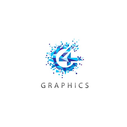 Geometric, modern, inspiring, powerful logo for my graphic design company C4 Graphics located in Colorado Réalisé par totovas