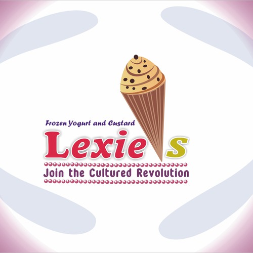 Lexie's™- Self Serve Frozen Yogurt and Custard  Design por shwe