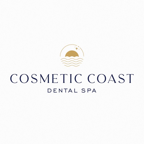 Design old money aesthetic for boutique cosmetic dental office located on the coast on NC Design by cuanbesar™