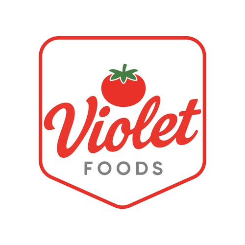 Violet Foods Logo Design by DevDevit   ★ ★ ★ ★ ★