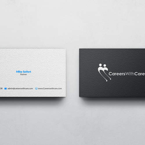 Hire Me business cards Design by Nuhan Enterprise IT