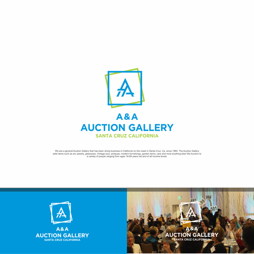 A a auction gallery santa cruz needs you to design a fun logo for