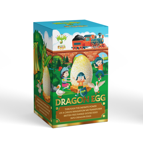 THE DRAGONS DREAM EGGS - REBRAND Design by Mr. CAD