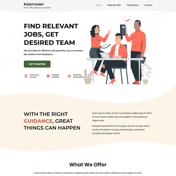 Business website