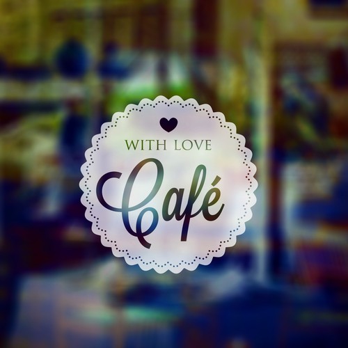 Logo for With Love Café Design by SAOStudio