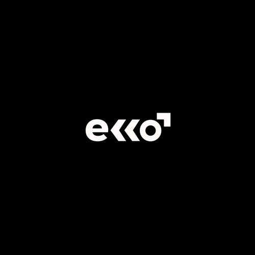 SIMPLE LOGO - ekko Letters then dm after Design by Saveht