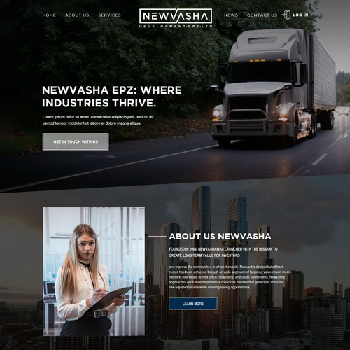 We need a web design for an Export Processing Zone in Kenya Design by Digitechtic