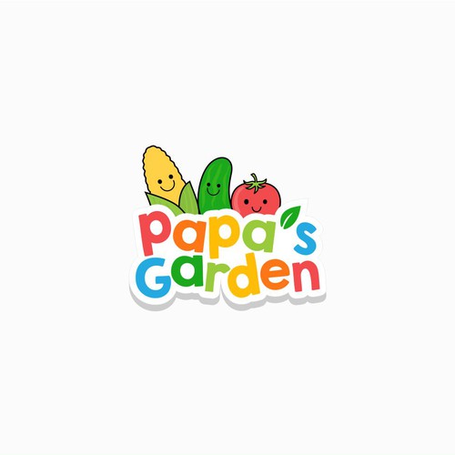 Fun garden logo for our kids to honor grandpa Design by Logood.id