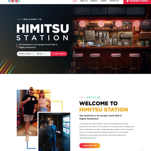 Web page design contest entry by Pinku