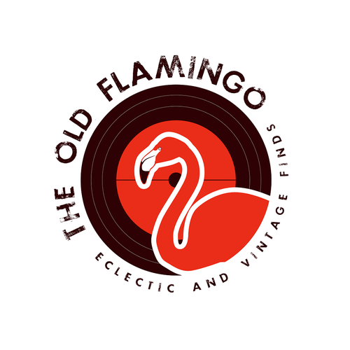 Create hip logo for THE OLD FLAMINGO that specializes in eclectic, vintage, upcycled furniture finds Diseño de Katerina Lebedeva
